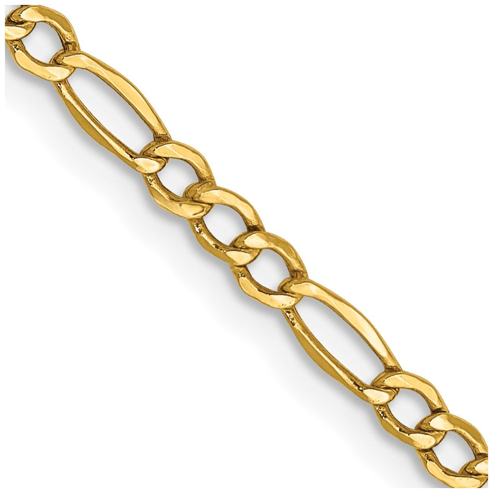 6.25mm Semi-Solid Figaro Chain