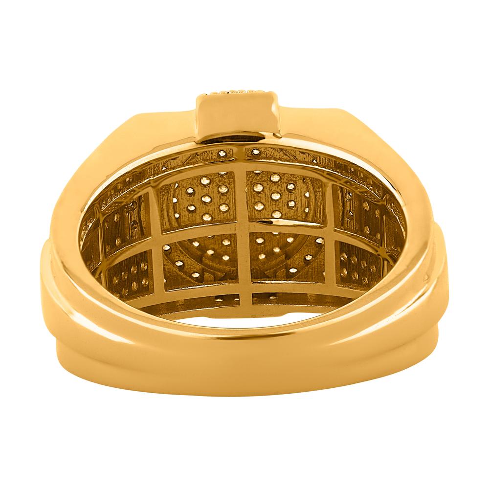 10KT Two-Tone Gold 1.45 Carat Designer Mens Ring-0329269-TT