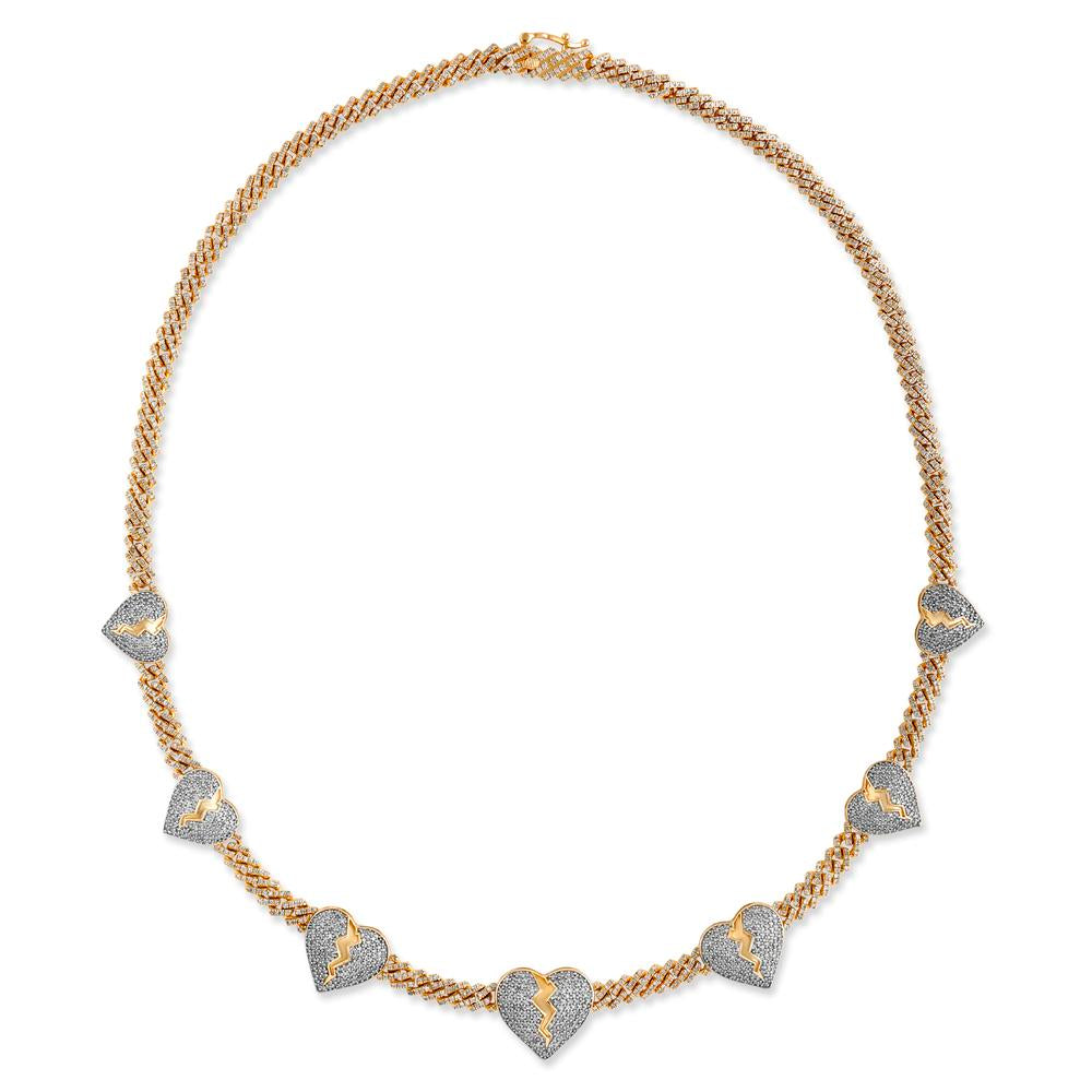 10KT Yellow Gold 4.15 Carat Heart Necklace-1460004-YG