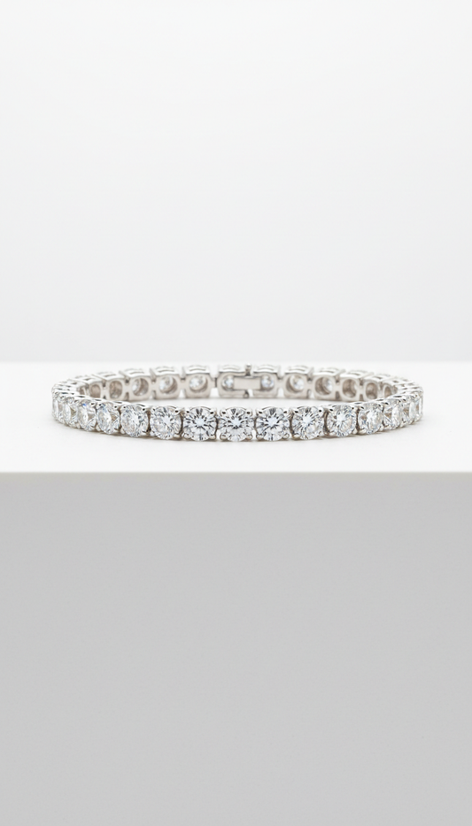 Platinum Tennis Bracelet