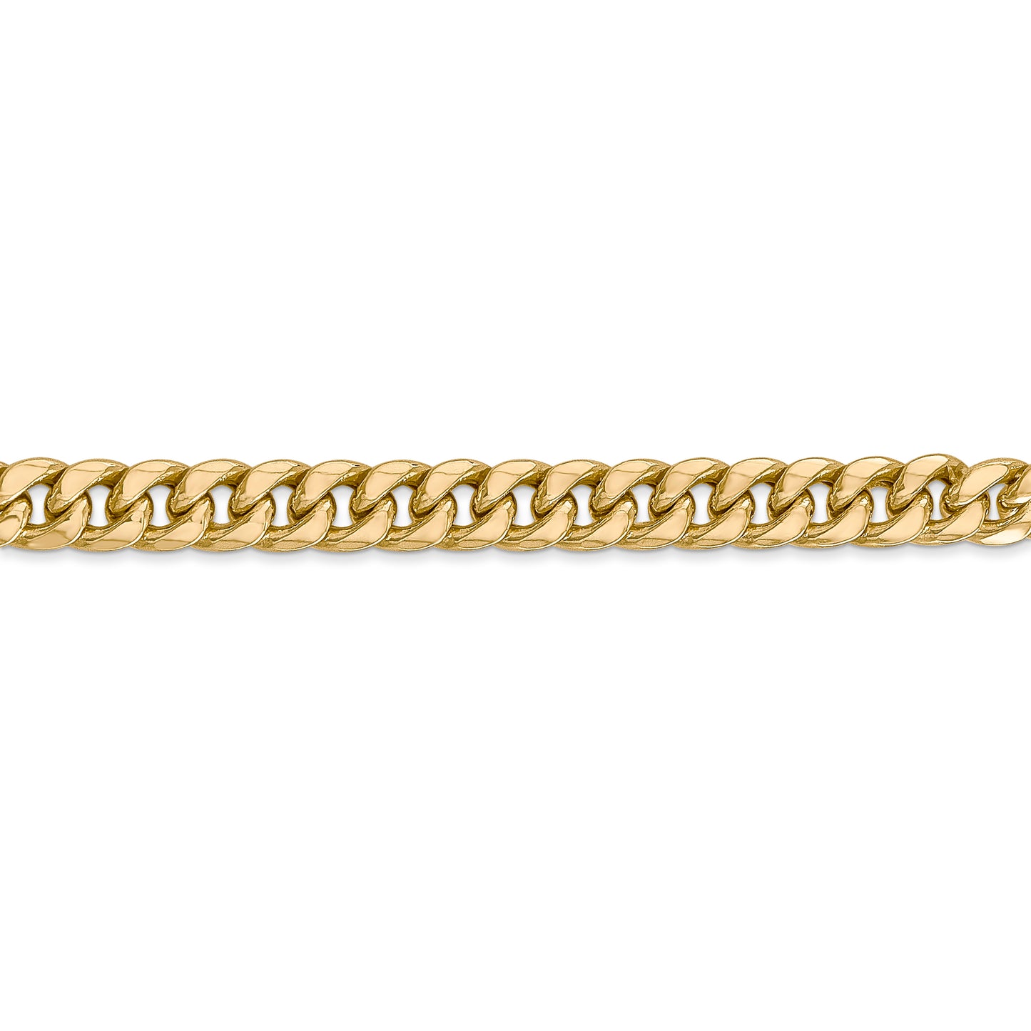7.3mm Semi-Solid Miami Cuban Chain