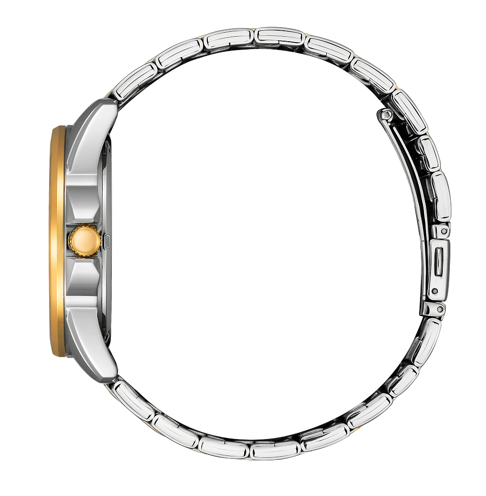 Quartz-MEN QUARTZ WR100 SSTRG BRAC SLVR