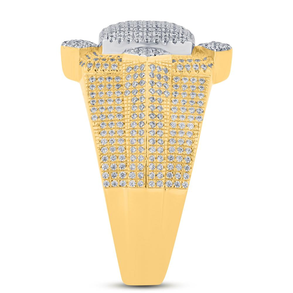 10KT Yellow Gold 0.90 Carat Fashion Mens Ring-0329220-YG