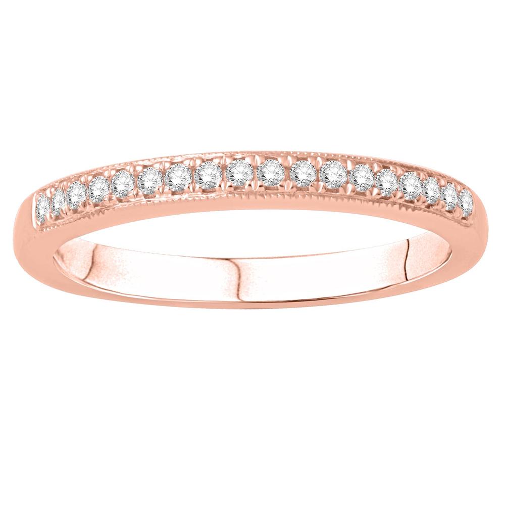 14K All Rose Gold 0.53 Carat Uno-Bridal Ring-0532873-ALR