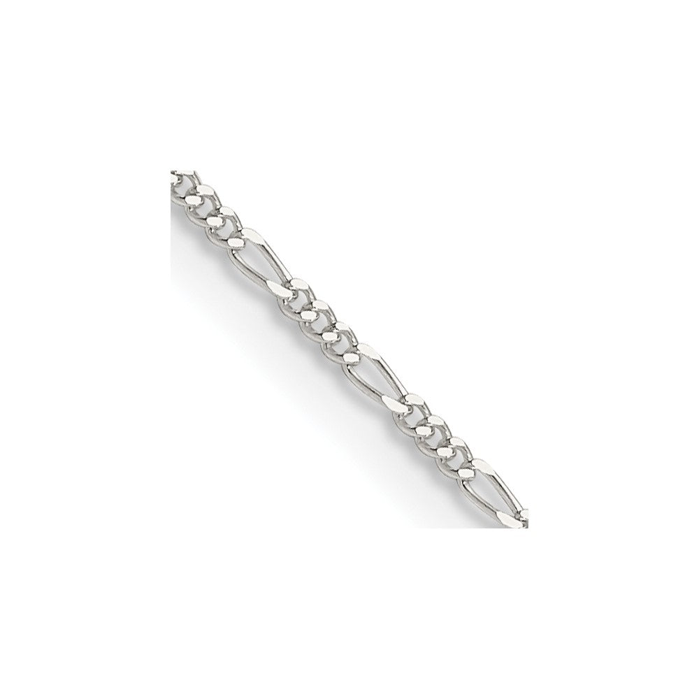 Sterling Silver 1.2mm Figaro Chain